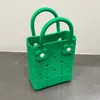 Bolso Perforado de Moda Eva 2026 Nuevo Bolso de Mano Transfronterizo Dopamina Francés Impermeable Almacenamiento Bolso de Playa de Mano