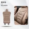 Nuevo cojín para asiento de coche perforado piel nappa cojín avanzado para asiento de coche engrosado antideslizante cojín para asiento delantero y trasero de cinco plazas