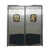 Puerta Anticolisión Personalizada Acero Inoxidable 304 Puerta Doble Almacén Frío Fábrica de Alimentos Cocina Puerta Automática de Dos Vías con Restablecimiento Automático