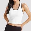 Chaleco de Yoga Lulu Mismo Estilo Ebb Nude Ajustado con Almohadilla en el Pecho Sujetador Deportivo de Espalda Hermosa con Forma de I para Mujer