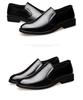 Processando e Personalizando Sapatos Casuais Masculinos de Cano Baixo Sapatos Sociais de Couro de Bico Fino Britânico Sapatos Formais Sociais para Homens