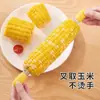 Tenedor para Maíz con Aislamiento Térmico y Características Antiescaldado, Estilo Caricatura Creativo, Herramienta Doméstica para Comer Maíz, Tenedor para Frutas, Brocheta para Barbacoa