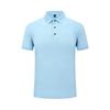 Uniforme de Trabalho com Lapela de Verão Manga Curta Camisa Personalizada com Cultura Corporativa Camisa Publicitária Camiseta Roupa para Trabalho em Grupo Logo Bordado Estampado