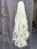 Peluca caliente de comercio exterior para mujer, peluca de cola de caballo, peluca de cabello de fibra química, pelucas, colas de caballo, clip, cola de caballo larga rizada