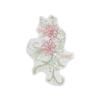 Tridimensional lantejoulas flor malha bordado pano remendo renda jeans acessórios de roupas requintado corsage