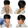 Peluca mujer pelo corto rizado pelo corto señoras esponjoso natural africano europeo y americano moda peinado fabricantes en stock venta al por mayor comercio exterior