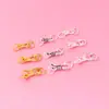 Hebilla de Plata S925 Hebilla S Gancho de Plata Hebilla de Pulsera Hebilla de Collar Hebilla de Cuerda para la Mano Accesorios DIY Cuerda de Collar Hebilla de Anzuelo de Pescado Hebilla de Signo de Interrogación