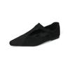 Weimei Girl 20-1 Sapatos de Salto Baixo de Bico Fino com Solado Macio Estilo Retrô para Mulheres 2026 Novo Estilo Coreano Sapatos Mary Jane de Camurça