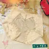 Wen Nu 259 Panties de Encaje Jacquard Estilo Francés de Puro Deseo con Tachuelas de Diamante para Mujer, Bragas Sexys de Cintura Media, Directo del Fabricante
