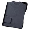 Suéter de cachemira de otoño e invierno para hombre, cuello medio alto, casual, de negocios, holgado, jersey de punto de cachemira pura, camisa básica para hombre