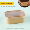 Caja de picnic desechable para salidas de primavera, caja de embalaje para cortar frutas al aire libre, lonchera, caja de camping, lonchera ligera para sushi de frutas