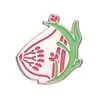 Comercio exterior nuevo insignia de modelado de órganos humanos creativa corazón y pulmón hígado ropa mochila accesorios insignia broche de aleación