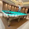 Mesa de Billar Estilo Ruso Estándar de Competición para Adultos Estilo Ruso Estilo Chino Mesa de Billar Bola Ocho Negra Mesa de Billar Comercial de Pizarra para Interiores Fábrica
