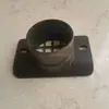 Accesorios plásticos para solario, toldo, cochera, color café, codo de 50, conector de drenaje de 50, conector recto de 50, abrazadera para tubo de 50