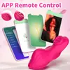 Ovo Vibratório Controlado por App para Adultos Brinquedo Sexual Mini Masturbador Unissex Dispositivo Vestível de Língua
