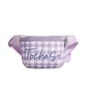 Bolso Infantil Estilo Coreano Letra Cuadros Bandolera Trendy Cool para Niños y Niñas Moda Bolso Pequeño de Pecho Monedero para Salir