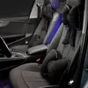 Cinta de Lazo Clásica Almohada Cervical para Reposacabezas de Coche Cojín Cómodo para Asiento de Coche Soporte Lumbar Universal para Todas las Estaciones