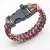 Pulsera Multifuncional de Supervivencia para Exteriores, Iniciador de Fuego de Emergencia para Senderismo y Camping, Silbato de Supervivencia, Pulsera Tejida, Pulsera Salvavidas
