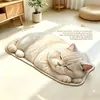 TEMU Amazon Transfronteiriço Mais Vendido Tapete de Chão de Veludo Gato Pombo Quarto Tapete Plush ao Lado da Cama Sala de Estar Almofada para Pés de Sofá