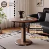 Mesa de Centro com Altura Ajustável para Apartamentos Pequenos, Uso Doméstico, Mesa Lateral de Sofá, Mesa de Jantar, Mesa Redonda, Mesa de Chá para Varanda