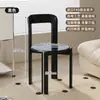 Sillas Vintage Coloridas de Diseñador para Comedor, Sillas de Mesa de Comedor con Respaldo Moderno, Apilables para Uso en Casa, Sillas de Comedor de Madera Maciza para Apartamentos Pequeños