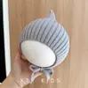 Toucas para Bebês Outono e Inverno Novo Estilo Toucas de Tricô para Bebês Meninos e Meninas Toucas Fofas Pontudas de Elfo Proteção Quente para Orelhas Toucas de Lã