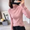 Suéter Base de Punto Elegante Semi-Alto Cuello Casual Adelgazante para Mujer Otoño/Invierno 2026