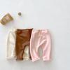 Ropa Ins 2026 Otoño e Invierno para Bebés, Niños y Niñas, Pantalones de Pana Gruesos con Forro Polar de Trasero Grande, Leggings Versátiles