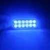Luz LED para coche 12 luces ultradelgada luz de advertencia lateral 12-24v luz de trabajo luz de circulación diurna siempre brillante intermitente