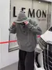Directo de Fábrica Uso Diario Viaje Botones Calle Cordón Sudadera con Capucha Gris Casual Estilo Perezoso Color Sólido