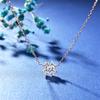 Collar de trébol de cuatro hojas con circonitas estilo coreano 2022, nuevo estilo Mori, cadena de clavícula distintiva, cadena cruzada de plata esterlina s925 para mujer