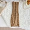 Estilo Coreano Aguja Plana Patrón Piña Cubrepiernas Suave Ceroso Cómodo Moda Combinable Moda Necesario Calcetines Apilados Cubre Calcetines Primavera y Otoño