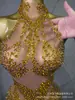Vestido Bodycon Sexy com Brilho Fino Estilo Europeu e Americano para Mulheres, com Gola Halter, Strass, Costas Abertas, Vestido de Gala para Cantora