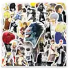 50 Pegatinas de Death Note Personajes de Anime Death Note Venta Caliente Transfronteriza Decorativas DIY Pegatinas para Funda de Teléfono