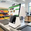 Caixa Registradora de Tela Dupla com Sistema Android 13, Suporta Reconhecimento Facial, Leitura de Código QR e Pagamento com Cartão, com Impressora Térmica Opcional
