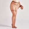Meias Extra Gordas e Alargadas, Meias Finas Oleosas, Meias Transfronteiriças, Meias de Amônia Nua, Tamanho Plus Verão Frente e Verso, Crotch de Uma Linha