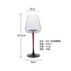 Set de Decantador de Copa de Vino Tinto Borgoña de Lujo de Alta Gama para Etiqueta Negra Vaso Grande de Cristal para Vino Juego de Vino