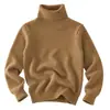 Suéter de Cuello Alto para Niños Estilo Otoño Invierno Unisex Niños Suéter de Punto Grueso Bebé Color Sólido Capa Interior Capa Base Top