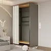 Arara de Roupas de Chão Guarda-Roupa Aberto para Quarto Prateleira de Metal Aço para Hall de Entrada Prateleira de Armazenamento de Roupas para Pendurar Montagem