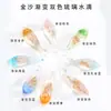 Chegada Nova Contas Artesanais Antigas Esmaltadas Gotas d'Água Areia Gradiente Duas Cores Estreladas Colar Brincos Grampo de Cabelo Acessórios diy