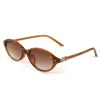 Nuevas Gafas de Sol Ovaladas Retro de Marco Pequeño para Mujer, Estilo Callejero de Moda Influencer Y2K, Tendencia de Gafas Nerd para Sin Maquillaje