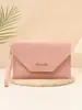 Bolso para Mujer 2025 Primavera y Verano Nueva Moda Bolso de Mano tipo Clutch Ins Bolso Sencillo de Mano tipo Sobre Moda Sencilla Letra para Llevar