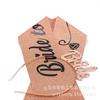 Diadema con correa de hombro con purpurina en oro rosa para despedida de soltera, ideal como regalo para novia.