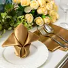 Guardanapo de Tecido Cetim, Decoração Luxuosa de Mesa, Casamento, Atacado Transfronteiriço, Guardanapo Específico para Hotel, Natal