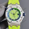 Relógio Masculino Mecânico Totalmente Automático Royal a Oak Série P Tipo Offshore à Prova d'Água com Luminoso