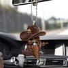 Chapéu de Cowboy de Jeans Novo com Selim Transfronteiriço Botas Decoração de Retrovisor de Carro Velho Oeste Chaveiro Pingente