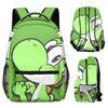Mochila Escolar Transfronteiriça Jogo do Dinossauro Pequeno Novo Modelo 2023 Mochila para Aluno do Ensino Fundamental Bolsa de Ombro Duplo
