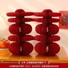 Adornos Colgantes de Carácter Doble Felicidad para Bodas, Decoraciones de Panal 3D, Ambientación de Atmósfera para la Habitación de Bodas, Decoración de Sala de Estar, Colección Completa de Artículos para Bodas