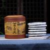 A5L Tetera de Arena Púrpura Yixing Cerámica Grande Hecha a Mano Set de Té Vintage Chino Estuche Caja Cubo para Pasteles Pu'er