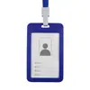 En stock de fábrica tarjetero de plástico tarjetero para identificación de estudiante tarjetero rígido para tarjeta de identificación tarjetero para identificación de exposición carcasa para tarjeta de trabajo de fábrica